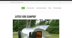 Desktop Screenshot of littlefoxcampers.com